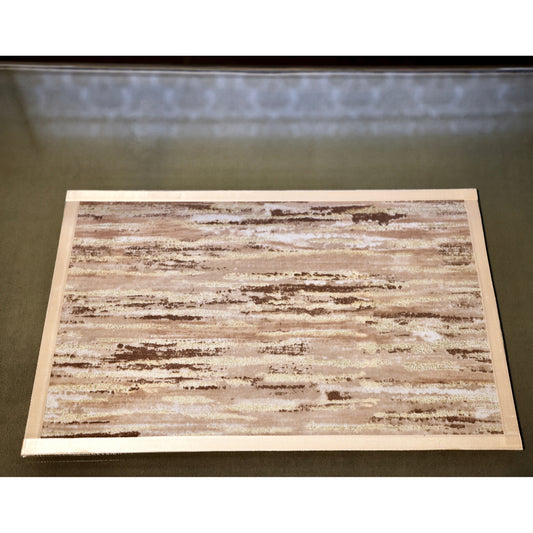 Artisan Stone Wash Placemat with Gold Accent(6pcs)