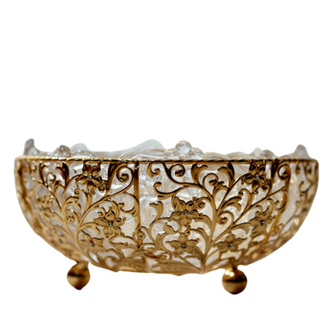 Gold Filigree Decorative Bowl
