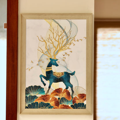 Golden Antlered Wanderer