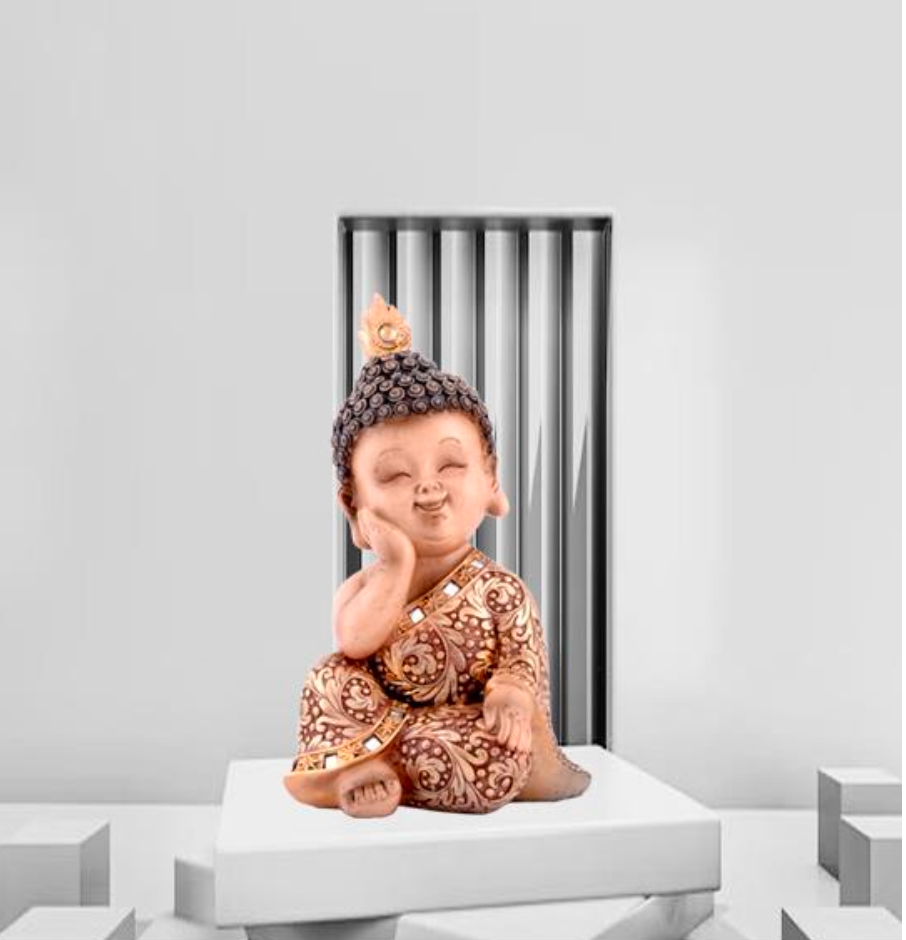 Happy Baby Buddha Figurine
